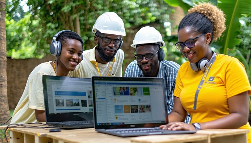 Team of professionals at Mbele ISP ensuring reliable internet connectivity