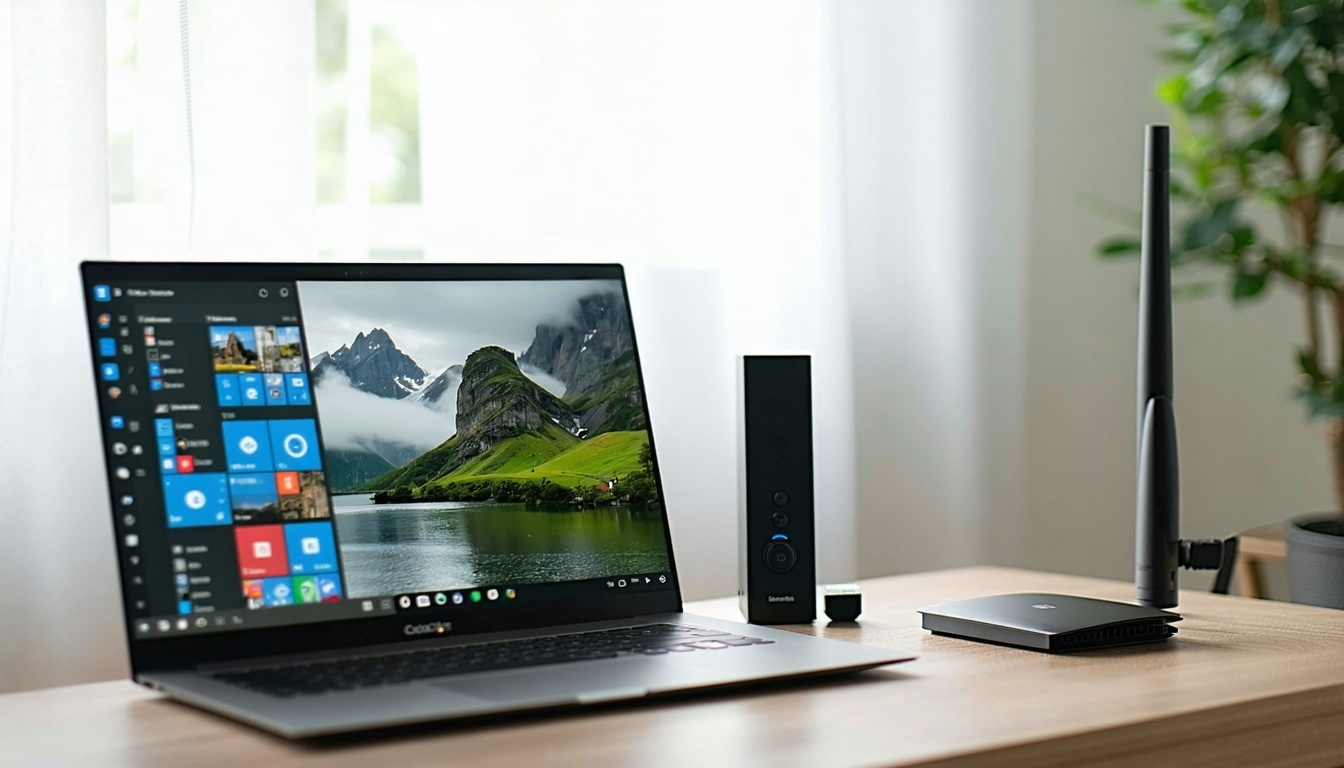 High-speed internet connection at home